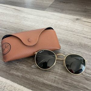 Ray Ban round metal sunglasses (polarized)